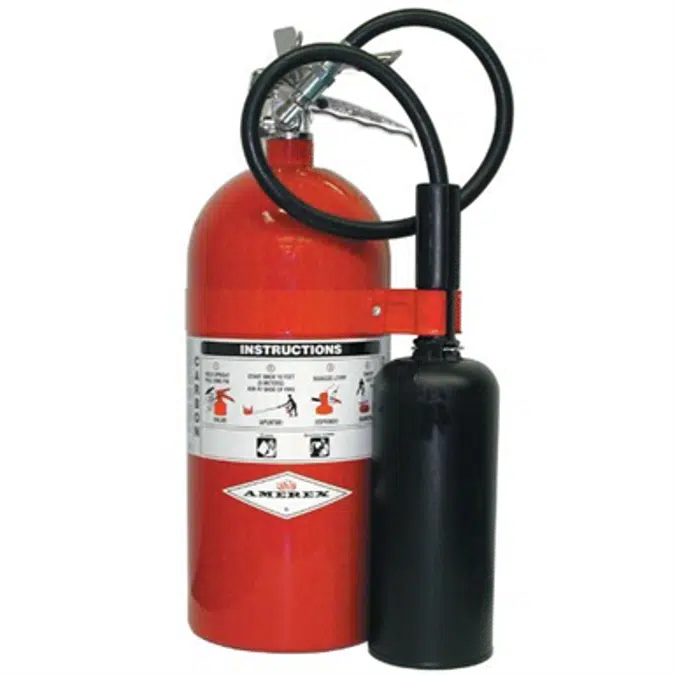 Amerex 330 10lb Carbon Dioxide Class B C Fire Extinguisher