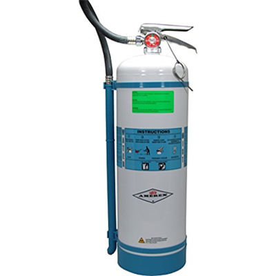 รูปภาพสำหรับ Amerex B272NM 2.5 Gallon Water Mist Class A C Nonmagnetic White Fire Extinguisher