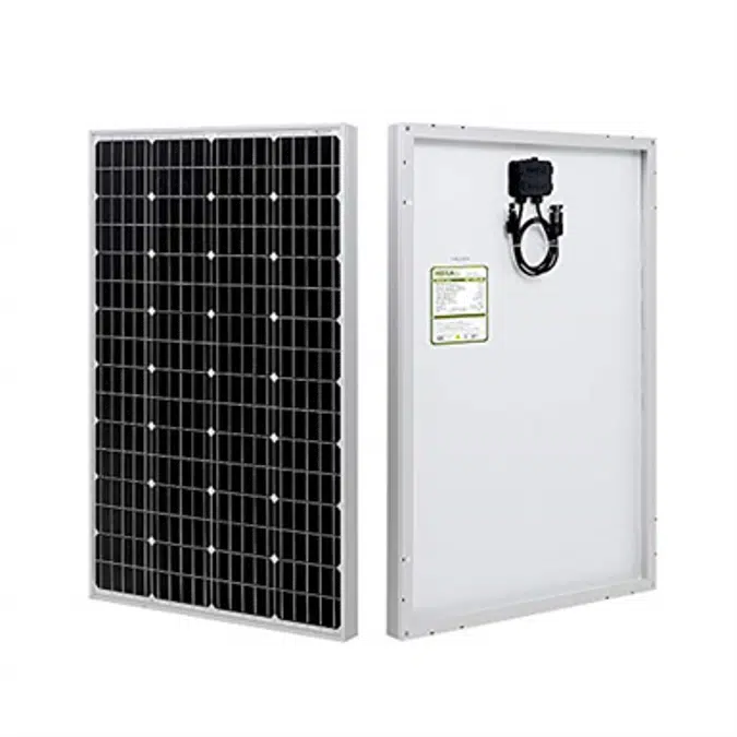 HQST 100D-SSP 100 Watt 12 Volt Monocrystalline Solar Panel