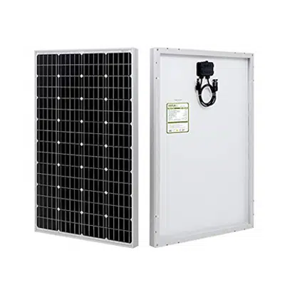 Image for HQST 100D-SSP 100 Watt 12 Volt Monocrystalline Solar Panel