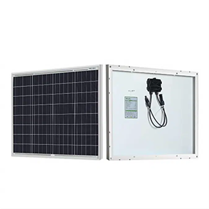 HQST 50P 50 Watt 12 Volt Polycrystalline Solar Panel