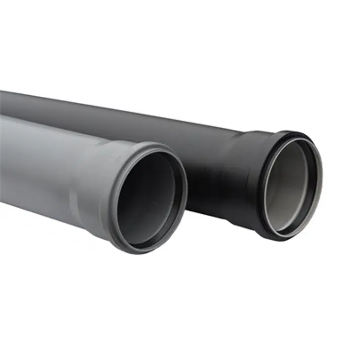Single socket pipe for sanitary systems