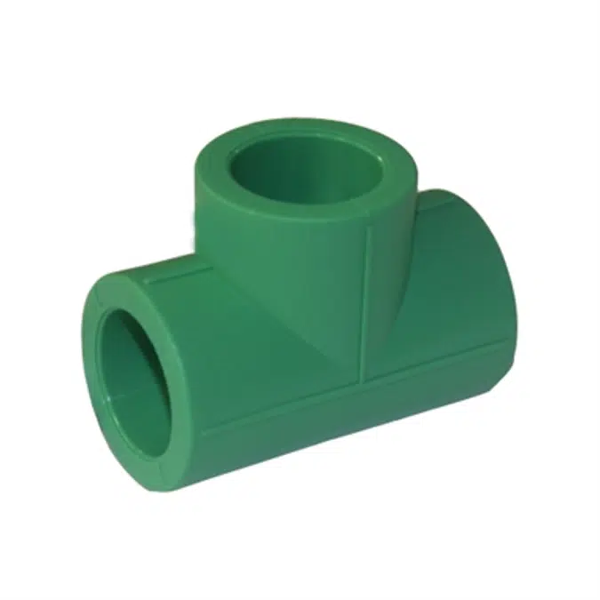 Objetos BIM - ¡Descarga gratis! PP-R tee for PP-R pipes | BIMobject