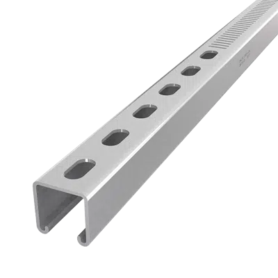 画像 1-5/8" x 1-5/8" 54" Strut Channel (12 ga), Smart-Strut™