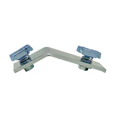 imazhi i 2 Hole Open 45º Corner Angle w/ Short Spring Channel Nuts Pre-assembled Fitting for Strut