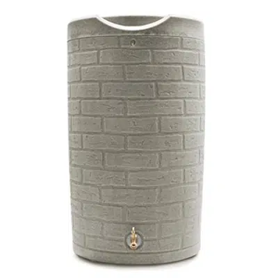 obraz dla Good Ideas IMP-D50-SAN Impressions Downton Rain Saver Rain Barrel, 50 Gallon, Sandstone