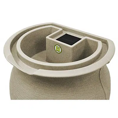 画像 Good Ideas IM-AMP050-SAN Impressions Amphora 50 Gallon Saver-Sandstone Rain Barrel
