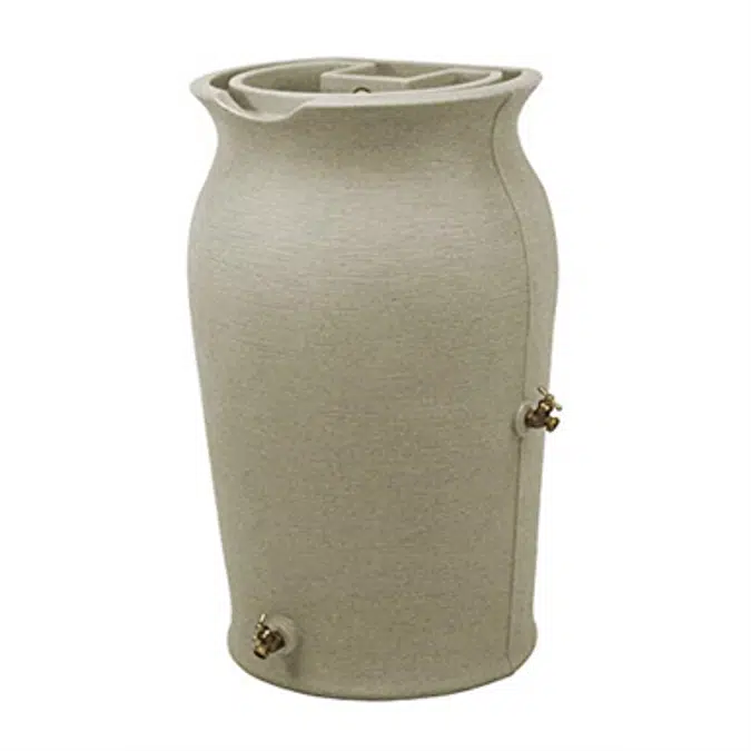 Good Ideas IM-AMP050-SAN Impressions Amphora 50 Gallon Saver-Sandstone Rain Barrel