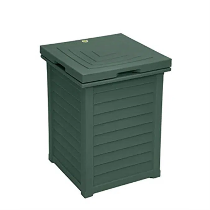 Good Ideas SV-TEK064-GRN Teak-Green Outside Storage