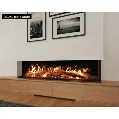 Image for Wilderness Three Sided Fireplace 77