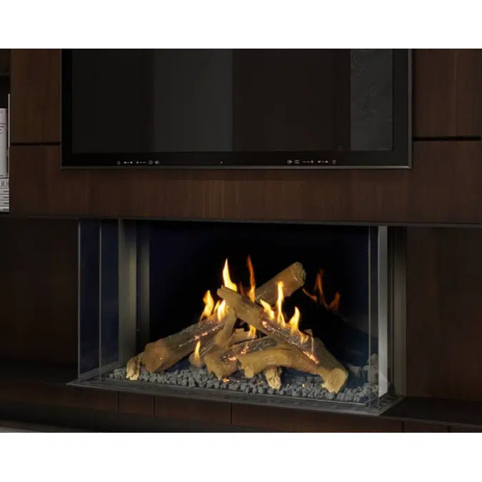 Wilderness Three Sided Fireplace 44H