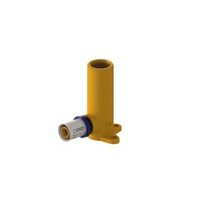 Image for 5T00.23 WALLPLATE ELBOW WITH 3 HOLES