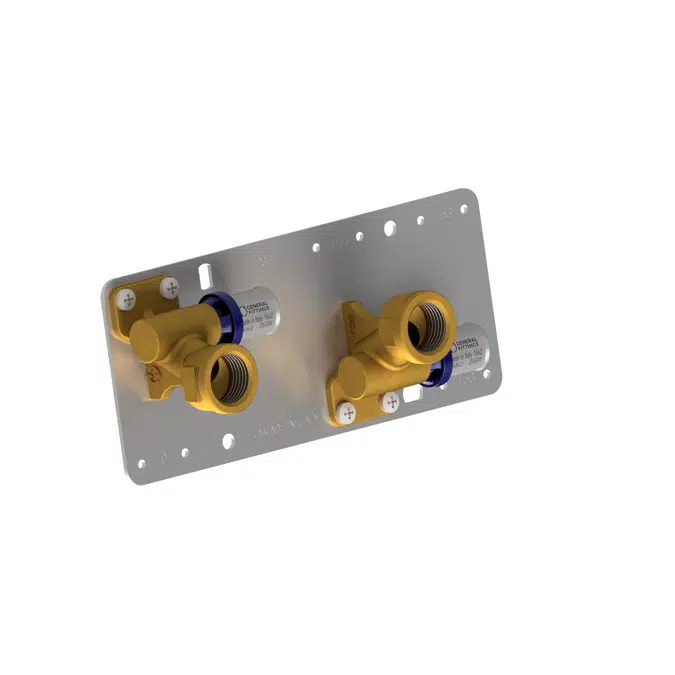 AC00.80 GALVANISED PLATE WITH SCREWS