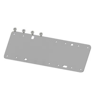 Image for AC00.80 GALVANISED PLATE WITH SCREWS