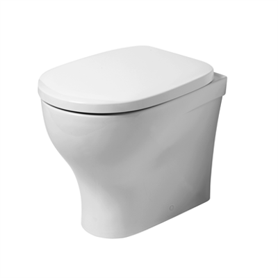 Image for Pratica floor standing Easy-Clean WC with adjustable flush system 