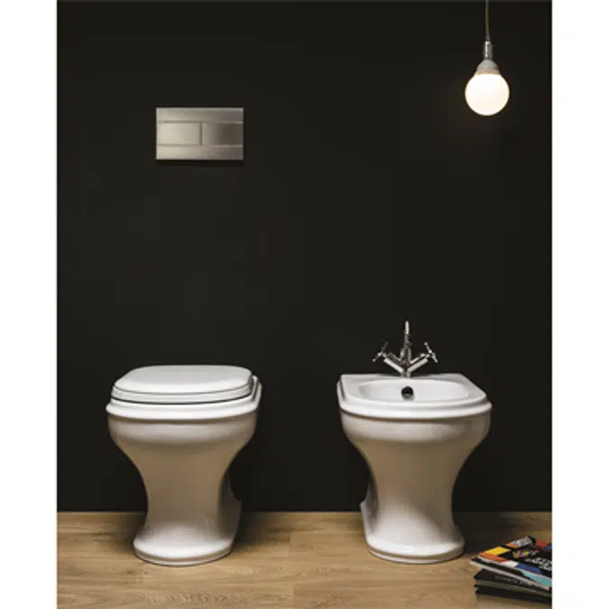 Charme floor standing bidet 1 tap hole 