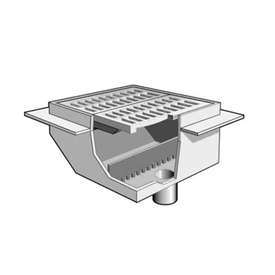 Image for F1590 Heavy Duty Drain with Offset Bottom Outlet
