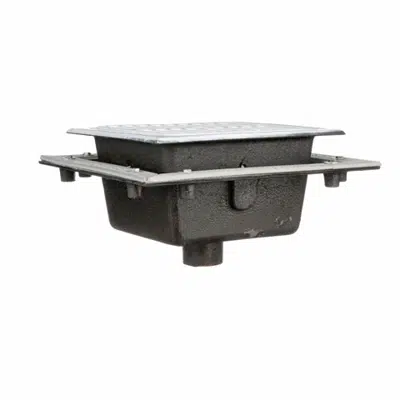 Image for FS1720-FL Floor Area and Indirect Sanitary Waste Drain 12″ x 12″ x 6″ with Flange