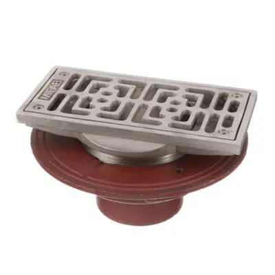 bild för F1100-RS Floor Drain with Rectangular Strainer