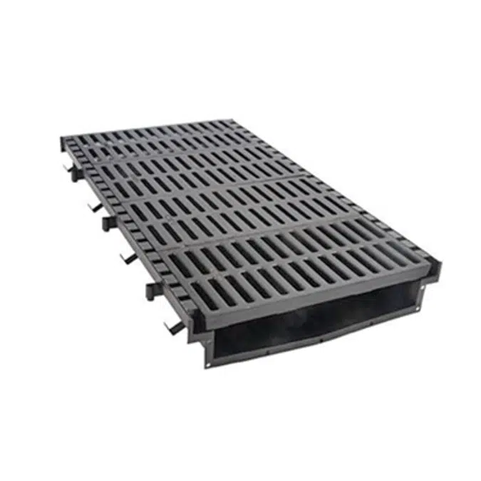 T2600 26″ Wide, Presloped Fabricated Steel Trench Drain System