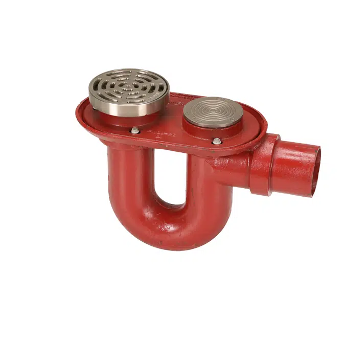 BIM objects Free download! F1140C Floor Drain with Round Tractor Grate BIMobject