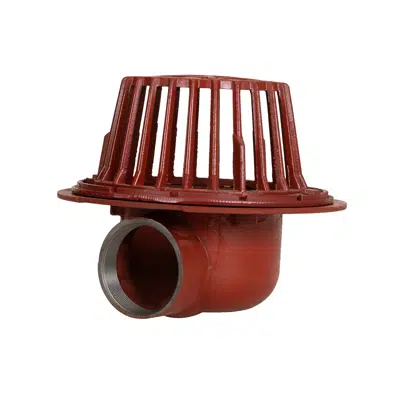 bilde for R1200-90 Large Sump Roof Drain with Side Outlet