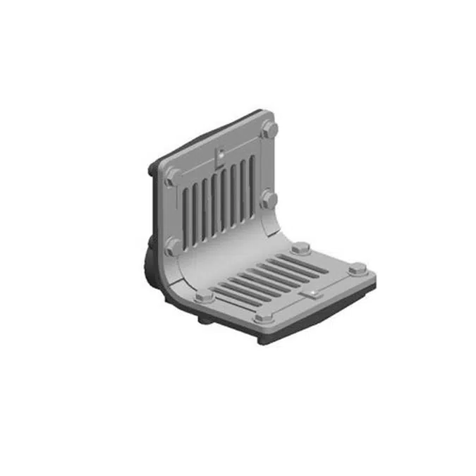 R1320T Scupper Drain with Flat Grate and Threaded Outlet