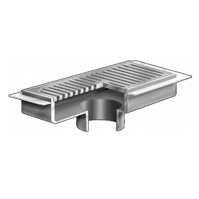F1760-FL Heavy Duty Drain with Anchor Flange
