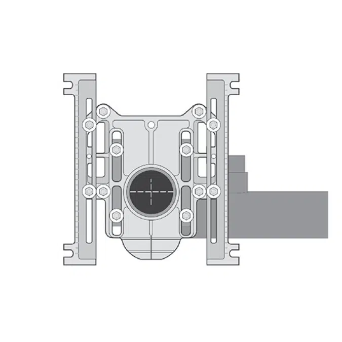 MC-10-HS Horizontal Adjustable Hub & Spigot Water Closet Carrier