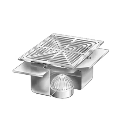Immagine per FS1930-FL Floor Area & Indirect Sanitary Waste Drain 12″ x 12″ x 8″ with Flange