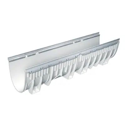 bilde for T2000-PB-13 8″ Glass Reinforced Plastic (GRP) Channel with Galvanized Steel Edge Rail