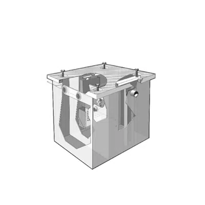 MI-E-O-HU Electronic Oil Interceptor C/W Integral Holding Tank için görüntü