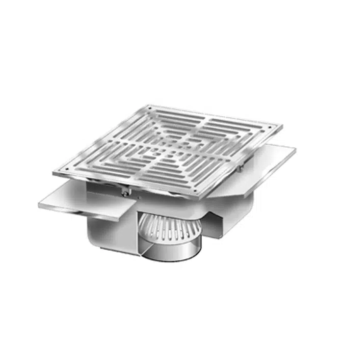 FS1920-FL Floor Area and Indirect Sanitary Waste Drain 12″ x 12″ x 6″ with Flange