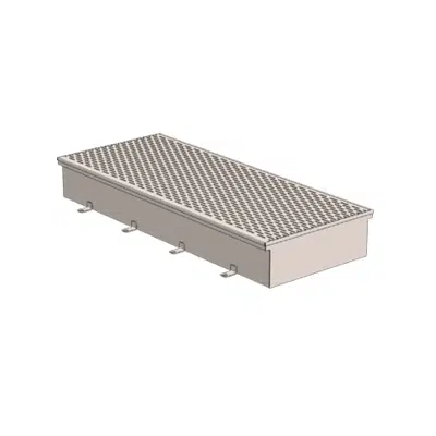 P6130 18″ Wide, 16″ Internal Width, Stainless Steel Trench Drain 이미지