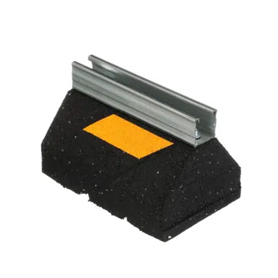 C510 & C6 Rubber Support with Raised 1 5/8″ Galvanized Steel Channel 이미지