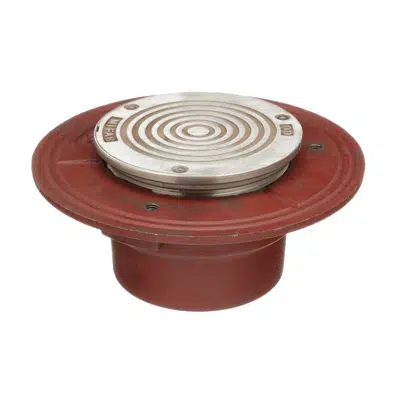 C1000-R Stainless Steel Floor Cleanout with Heavy Adjustable Cover and Plug图像