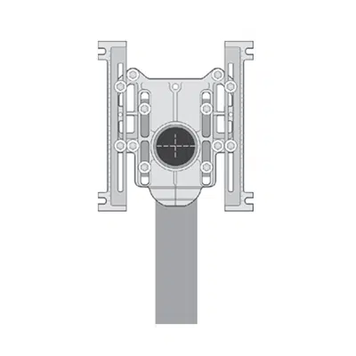 Image for MC-13-HS Adjustable Hub & Spigot Water Closet Carrier with Side Inlets