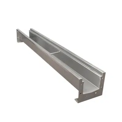 imagen para P6060 6″, Wide, 4″ Internal Width, Stainless Steel Channel and Grate System