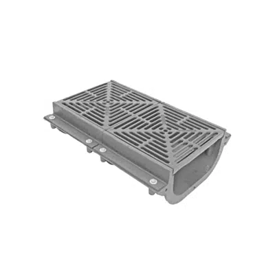 bilde for T1350-FL 12" Wide, Neutral Sloped Body & Grate System