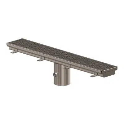 Image for P6460-THTD 6″ Wide, Stainless Steel Threshold Drain
