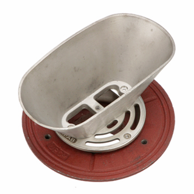 BIM objects Free download! F1100EG Oval Funnel Floor Drain BIMobject