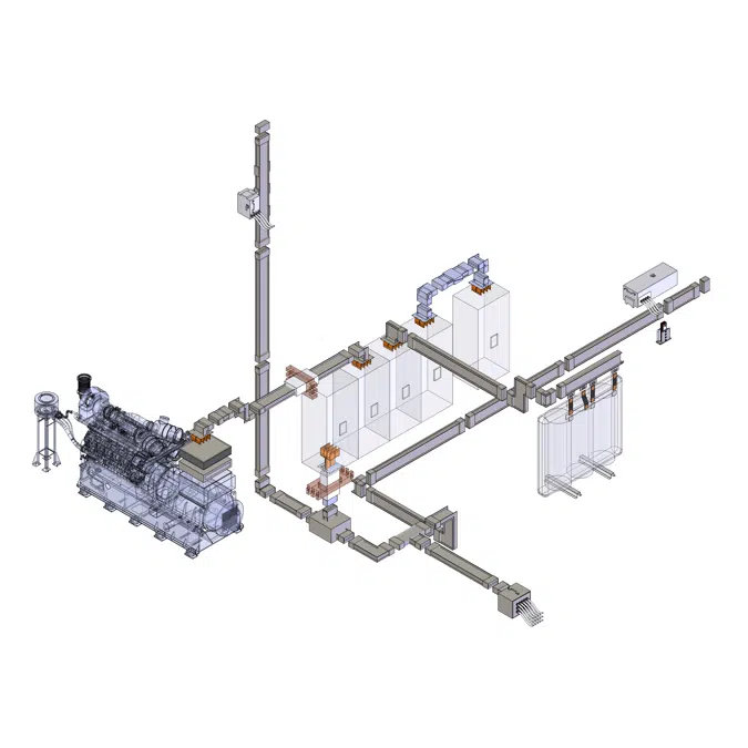 BX-E 6300 A sandwich busbar trunking system