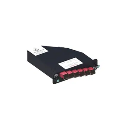 ReadyPATCH LazrSPEED Keyed Module, 12 LC Ports, Red - Part Number : 760088005图像