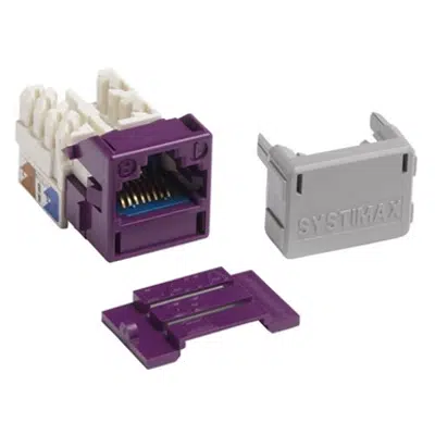 imazhi i GigaSPEED X10D MGS600 Series Information Outlet, Violet - Part Number : 760092460