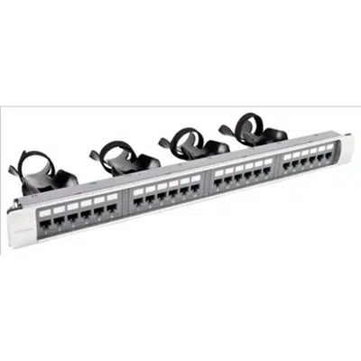 afbeelding voor SYSTIMAX 360™ GigaSPEED XL® 1100GS3 Evolve Category 6 U/UTP Patch Panel, 24 Port - Part Number : 760152561