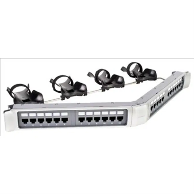 SYSTIMAX 360™ GigaSPEED XL® 1100GS3 Evolve Angled Category 6 U/UTP Patch Panel, 24 Port; - Part Number : 760151308