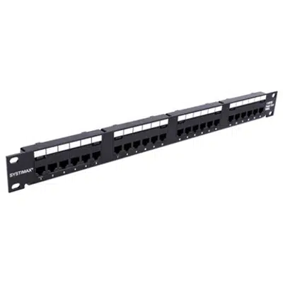 imagem para PowerSUM 1100 Category 5e U/UTP Patch Panel, 24 Port