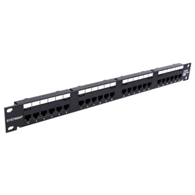 PowerSUM 1100 Category 5e U/UTP Patch Panel, 24 Port