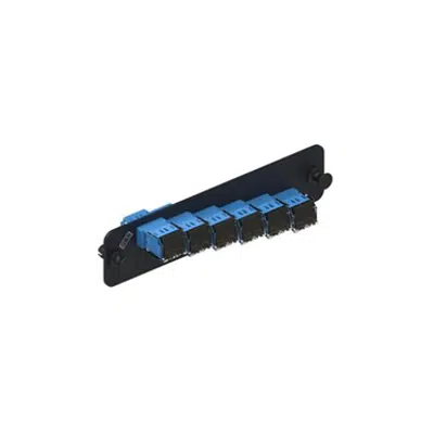 Immagine per 1000-Type Adapter Panel, with 6 TeraSPEED SM Duplex LC Adapters, Blue - Part Number : 760067165