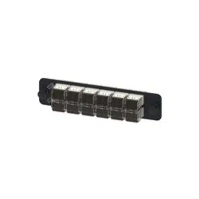 Image pour 1000-Type Adapter Panel, with 12 OptiSPEED MM Duplex LC Adapters, Beige - Part Number : 760027441